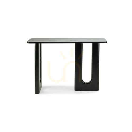 Check RICHI 120 cm Desk/Console, Black, with Nova Nook Arches