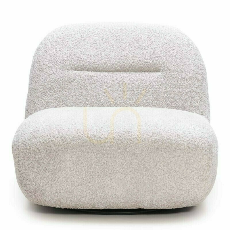 Check MOOM Armchair with Swivel Base, Gray-Beige Nova Nook MOOM Armchair with Swivel Base, Gray-Beige Nova Nook