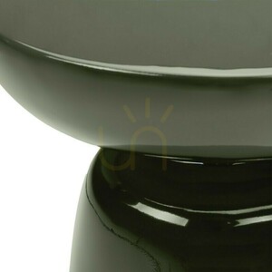 OGAN Side Table, 40 cm, Olive Green, Glossy, Nova Nook small 3