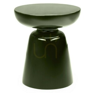 OGAN Side Table, 40 cm, Olive Green, Glossy, Nova Nook small 0