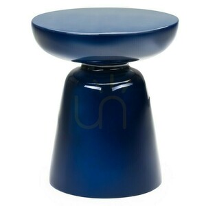 OGAN Side Table, 40 cm, Cobalt Blue, Glossy, Nova Nook small 0