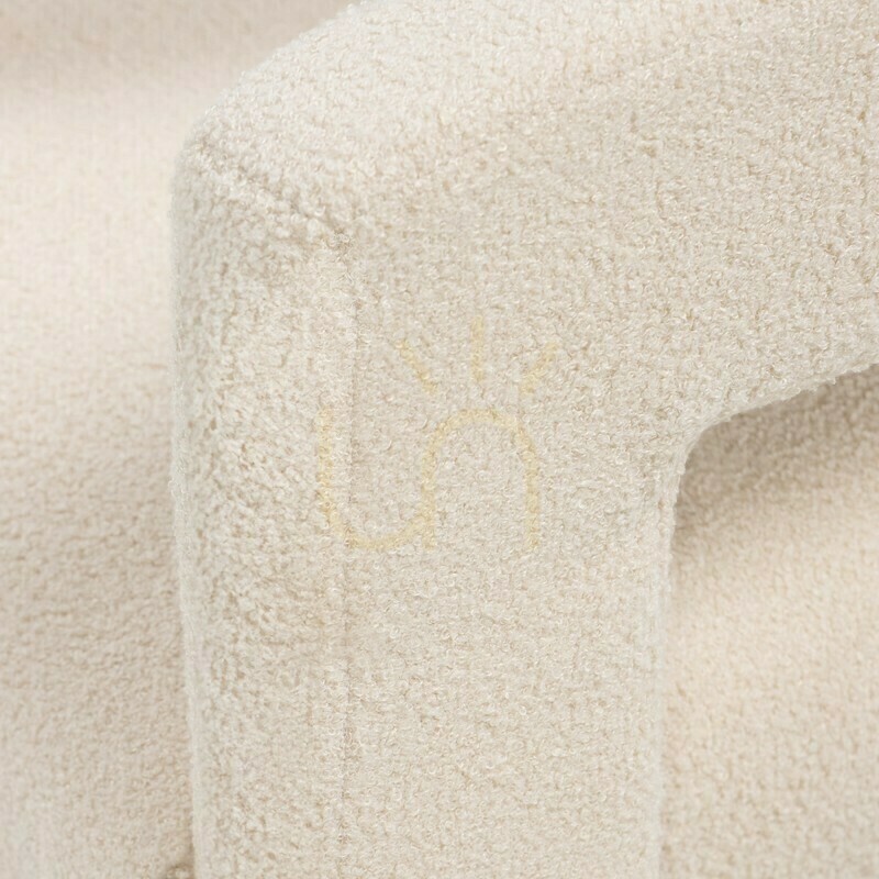 View LAUREN Armchair, bouclé fabric, beige Nova Nook LAUREN Armchair, bouclé fabric, beige Nova Nook