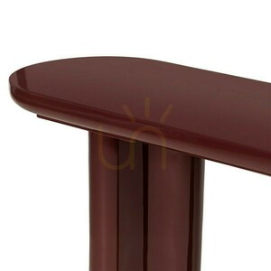 HALO 120 cm Desk/Console, Burgundy-Brown, Glossy, Nova Nook 2 HALO 120 cm Desk/Console, Burgundy-Brown, Glossy, Nova Nook small 2