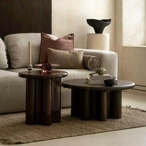 HALO Coffee Table, Dark Walnut by Nova Nook 1 HALO Coffee Table, Dark Walnut by Nova Nook small 1