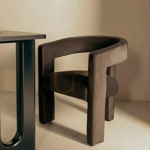 LAUREN "Chocolate Velvet" Lounge Chair by Nova Nook 1 LAUREN "Chocolate Velvet" Lounge Chair by Nova Nook small 1