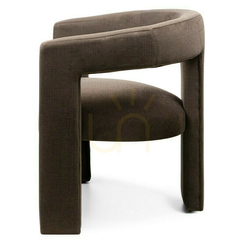 Show LAUREN "Chocolate Velvet" Lounge Chair by Nova Nook LAUREN "Chocolate Velvet" Lounge Chair by Nova Nook