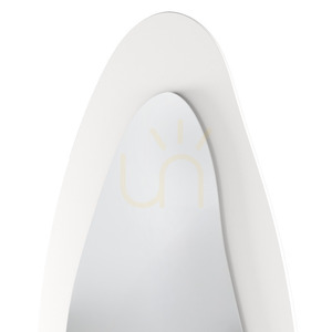MIRAM Floor Mirror with LED Lighting, 63 x 160 cm, irregular shape, white Nova Nook 2 MIRAM Floor Mirror with LED Lighting, 63 x 160 cm, irregular shape, white Nova Nook small 2