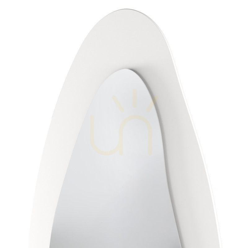 Preview MIRAM Floor Mirror with LED Lighting, 63 x 160 cm, irregular shape, white Nova Nook MIRAM Floor Mirror with LED Lighting, 63 x 160 cm, irregular shape, white Nova Nook