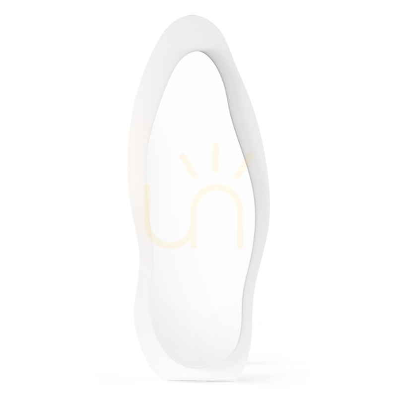 Check MIRAM Floor Mirror with LED Lighting, 63 x 160 cm, irregular shape, white Nova Nook MIRAM Floor Mirror with LED Lighting, 63 x 160 cm, irregular shape, white Nova Nook