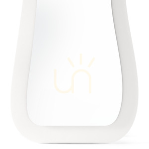 CELLO Floor Mirror with LED Lighting, 63 x 160 cm, irregularly shaped, white, Nova Nook small 4