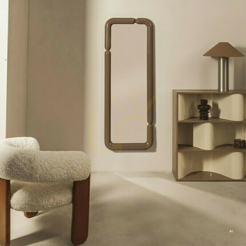 View AVO Wall Mirror, 160 x 60 cm, Light Brown/Mocha, Glossy Nova Nook AVO Wall Mirror, 160 x 60 cm, Light Brown/Mocha, Glossy Nova Nook