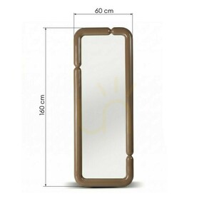 AVO Wall Mirror, 160 x 60 cm, Light Brown/Mocha, Glossy Nova Nook 5 AVO Wall Mirror, 160 x 60 cm, Light Brown/Mocha, Glossy Nova Nook small 5