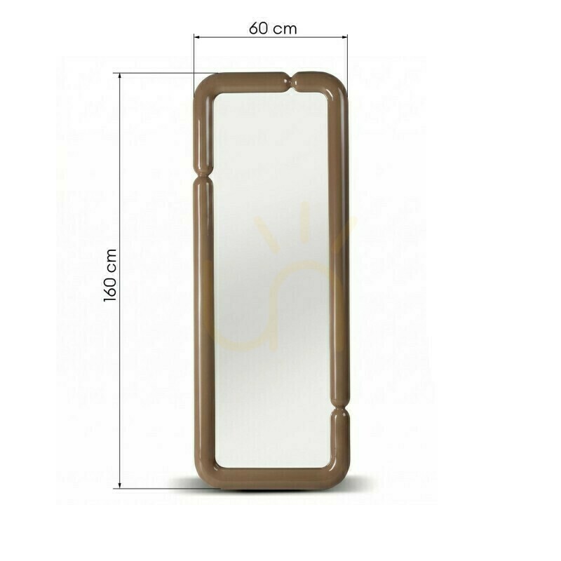 Check AVO Wall Mirror, 160 x 60 cm, Light Brown/Mocha, Glossy Nova Nook AVO Wall Mirror, 160 x 60 cm, Light Brown/Mocha, Glossy Nova Nook