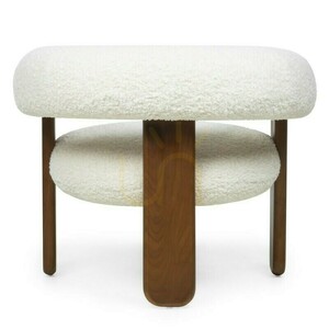 LOLE Armchair, Cream/Walnut, Nova Nook Bouclé 7 LOLE Armchair, Cream/Walnut, Nova Nook Bouclé small 7