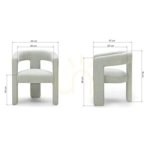 LAUREN Armchair, Mint Blue, Nova Nook 8 LAUREN Armchair, Mint Blue, Nova Nook small 8