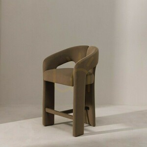 JOEL – an upholstered stool in mocha from Nova Nook small 1