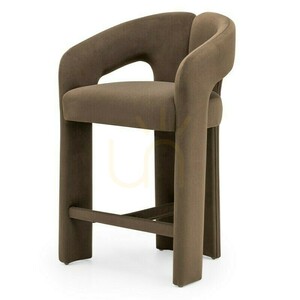 JOEL – an upholstered stool in mocha from Nova Nook small 3