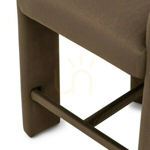 JOEL – an upholstered stool in mocha from Nova Nook small 6