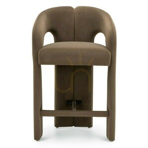 JOEL – an upholstered stool in mocha from Nova Nook small 0