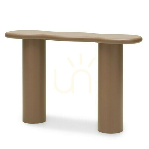 Check CHIC Console Table/Desk, 120 cm, Light Brown/Mocha by Nova Nook