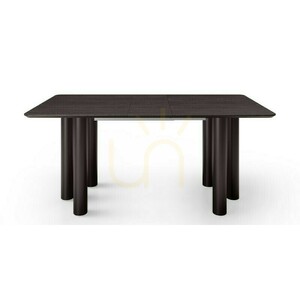 OAL Extendable Table 140–200 cm, Oak Veneer, Black, Beech Wood, Rounded Nova Nook 3 OAL Extendable Table 140–200 cm, Oak Veneer, Black, Beech Wood, Rounded Nova Nook small 3