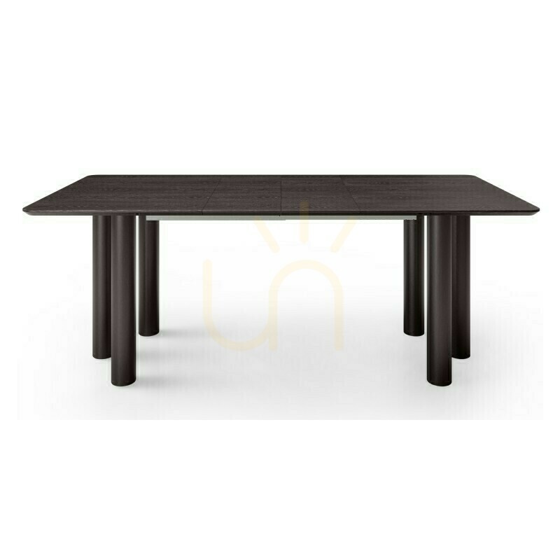 Check OAL Extendable Table 140–200 cm, Oak Veneer, Black, Beech Wood, Rounded Nova Nook OAL Extendable Table 140–200 cm, Oak Veneer, Black, Beech Wood, Rounded Nova Nook