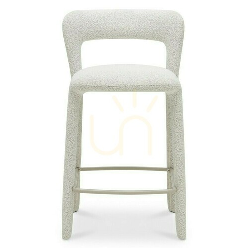 Check Set of 2 IROKIII upholstered stools, in beige and cream; minimum order quantity—2 pieces, Nova Nook