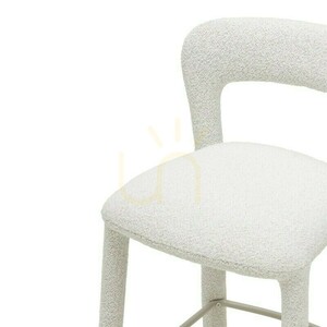Set of 2 IROKIII upholstered stools, in beige and cream; minimum order quantity—2 pieces, Nova Nook small 3
