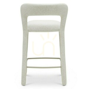 Set of 2 IROKIII upholstered stools, in beige and cream; minimum order quantity—2 pieces, Nova Nook small 5