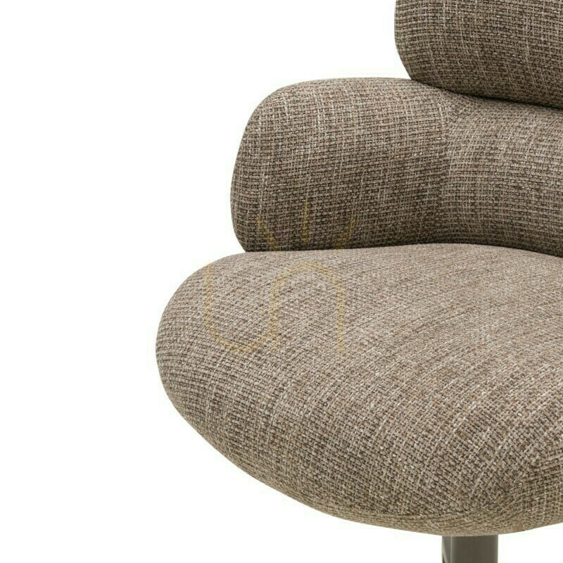 Preview MOKE Armchair, brown with cream/light brown legs by Nova Nook MOKE Armchair, brown with cream/light brown legs by Nova Nook