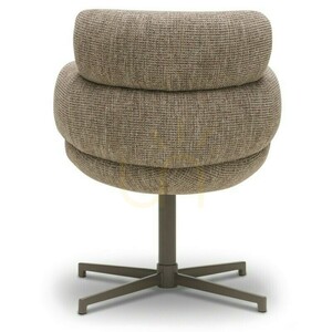 MOKE Armchair, brown with cream/light brown legs by Nova Nook 4 MOKE Armchair, brown with cream/light brown legs by Nova Nook small 4