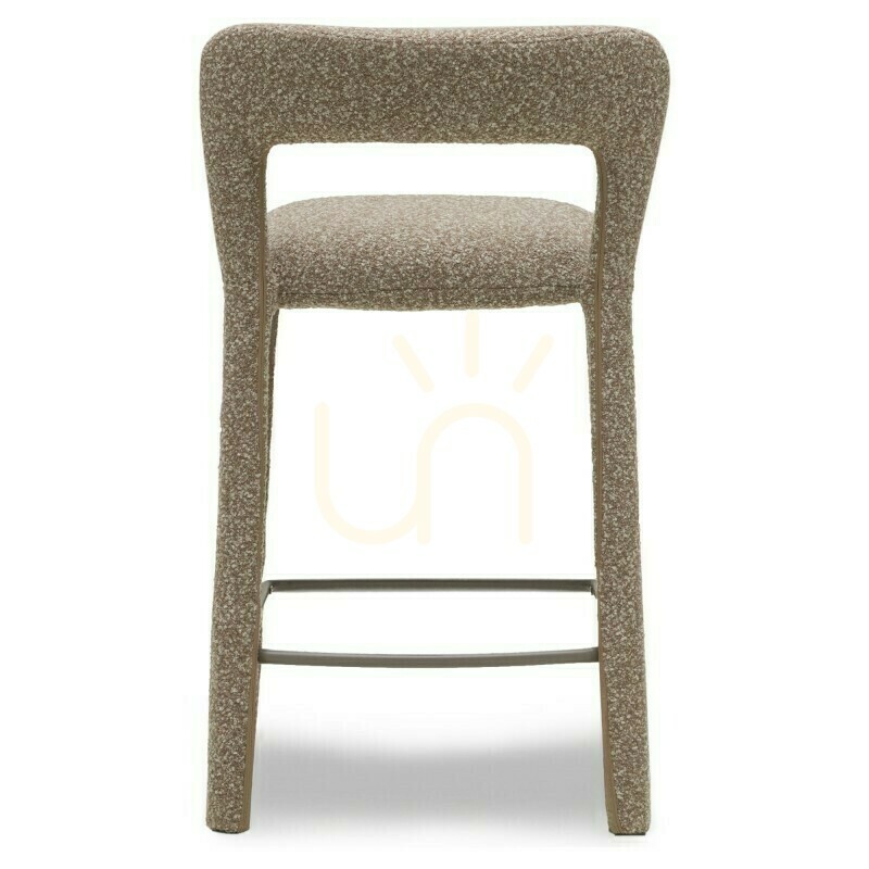 Show Set of 2 IROKIII upholstered stools, brown and gray; minimum order quantity: 2 pieces, Nova Nook Set of 2 IROKIII upholstered stools, brown and gray; minimum order quantity: 2 pieces, Nova Nook