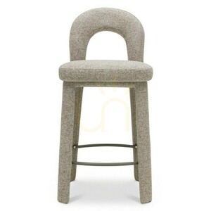 ARI Upholstered Stool, Brown and Cream, Nova Nook 2 ARI Upholstered Stool, Brown and Cream, Nova Nook small 2