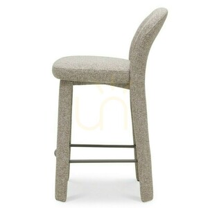ARI Upholstered Stool, Brown and Cream, Nova Nook 3 ARI Upholstered Stool, Brown and Cream, Nova Nook small 3