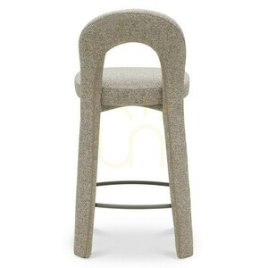 ARI Upholstered Stool, Brown and Cream, Nova Nook 5 ARI Upholstered Stool, Brown and Cream, Nova Nook small 5