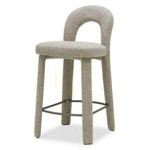 ARI Upholstered Stool, Brown and Cream, Nova Nook 0 ARI Upholstered Stool, Brown and Cream, Nova Nook small 0