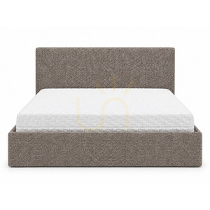SEMPLICE Upholstered Bed with Storage – 180x200 – GAVA 18 DARK BEIGE Nova Nook small 4