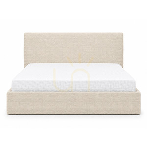 SEMPLICE Upholstered Bed with Storage – 140x200 – GAVA 03 BEIGE Nova Nook small 5