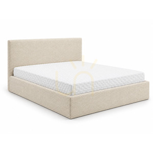 SEMPLICE Upholstered Bed with Storage – 140x200 – GAVA 03 BEIGE Nova Nook small 0