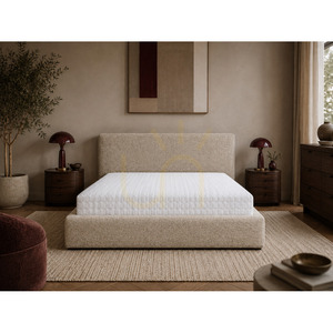 SEMPLICE Upholstered Bed with Storage – 160x200 – GAVA 03 BEIGE Nova Nook small 4