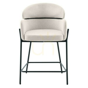 Set of 2 MAREO bar stools, light beige, black legs, minimum order quantity – 2 pieces, Nova Nook 1 Set of 2 MAREO bar stools, light beige, black legs, minimum order quantity – 2 pieces, Nova Nook small 1