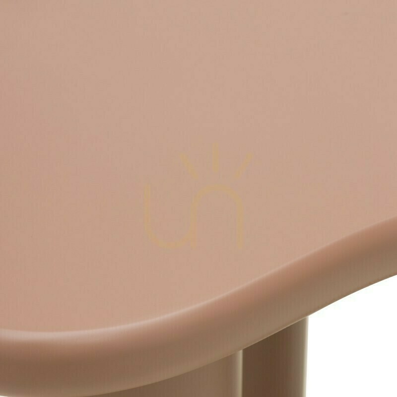 Preview CHIC 60 cm Coffee Table, Rounded Shapes, Mocha Color by Nova Nook CHIC 60 cm Coffee Table, Rounded Shapes, Mocha Color by Nova Nook