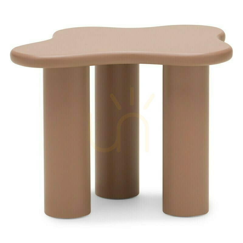 Check CHIC 60 cm Coffee Table, Rounded Shapes, Mocha Color by Nova Nook CHIC 60 cm Coffee Table, Rounded Shapes, Mocha Color by Nova Nook