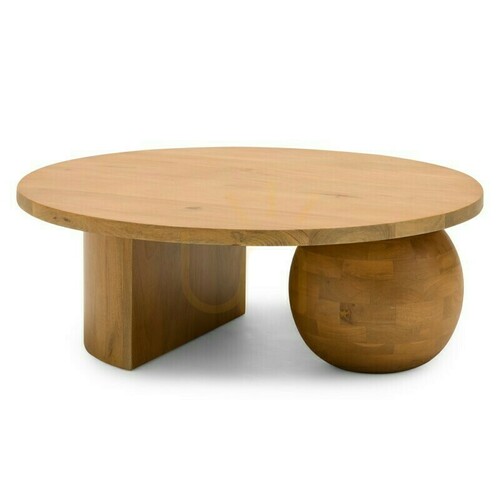 Check UMO Coffee Table, Mango Wood, Natural Nova Nook