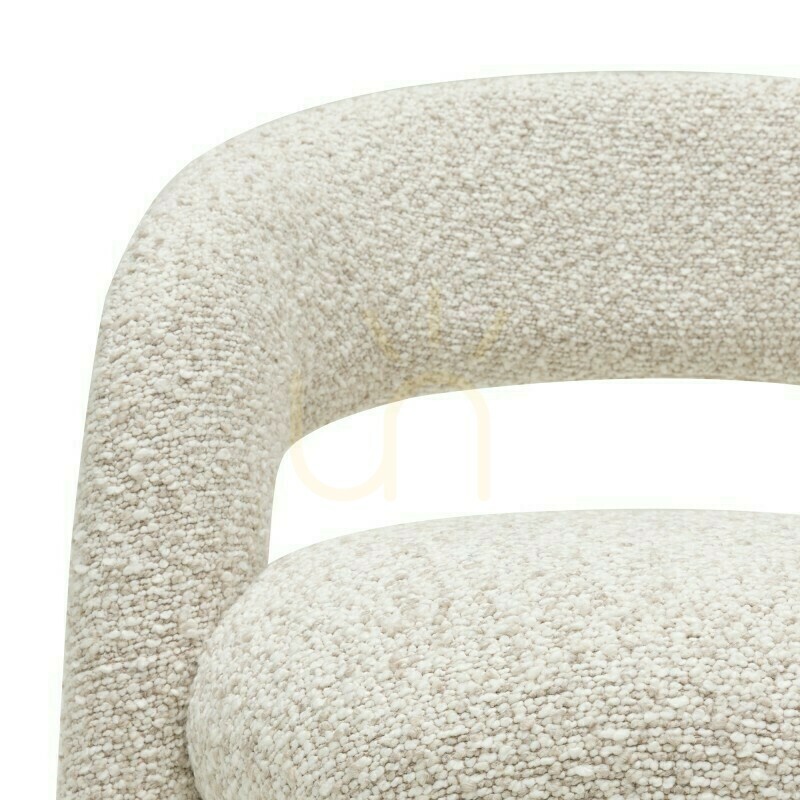 Display Set of 2 LISE upholstered armchairs, in beige and cream; minimum order quantity – 2 pieces, Nova Nook Set of 2 LISE upholstered armchairs, in beige and cream; minimum order quantity – 2 pieces, Nova Nook