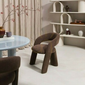 Set of 2 LISE upholstered armchairs, brown, minimum order quantity – 2 pieces, Nova Nook small 1