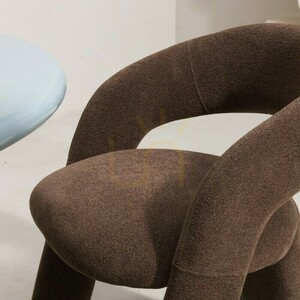 Set of 2 LISE upholstered armchairs, brown, minimum order quantity – 2 pieces, Nova Nook small 2