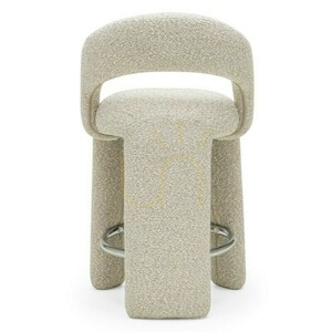 Set of 2 LISE upholstered stools, in beige and cream; minimum order quantity – 2 pieces, Nova Nook small 5