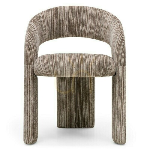 Check Set of 2 LISE upholstered armchairs, brown and cream; minimum order quantity – 2 pieces, Nova Nook