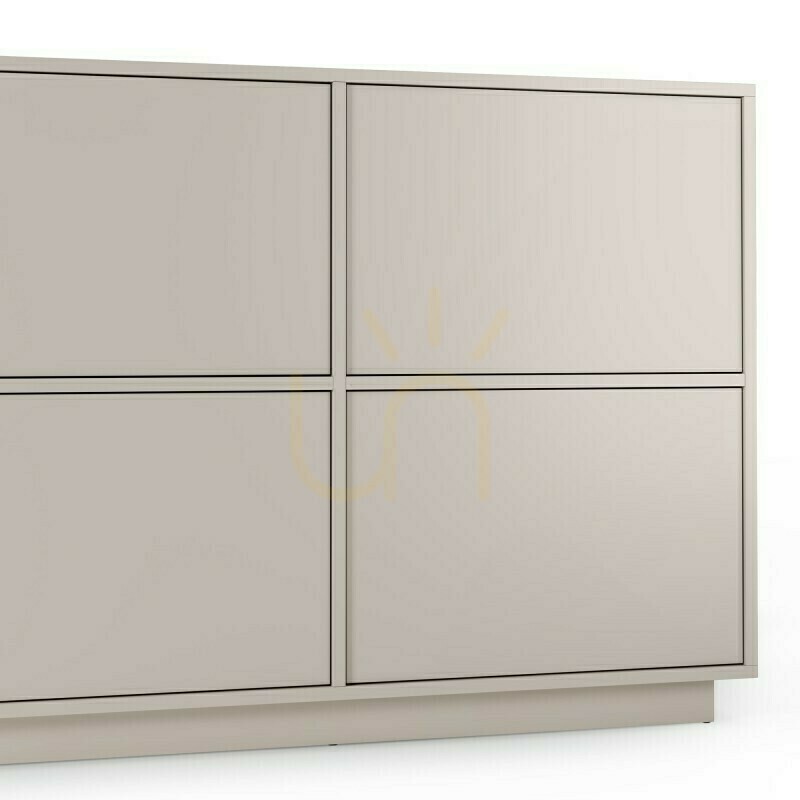 Display WASABI Four-Door Chest of Drawers, Cashmere Color by Nova Nook WASABI Four-Door Chest of Drawers, Cashmere Color by Nova Nook